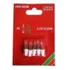 5 Ampoules De Rechange Enfichable Pour Guirlande Electrique, 2,5V - 0,25 W