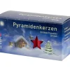50 Bougies De Noël Pour Pyramide, Pyramidenkerzen 14 Mm
