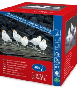 5 Oiseaux Lumineux A Led
