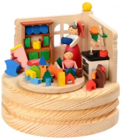 Boite A Musique En Bois, Jeux D'Enfant