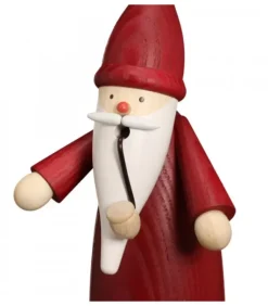 Bonhomme Fumeur Père Noël Manteau Rouge