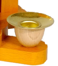 Bougeoir De Rechange En Laiton Pour Pyramide A Bougies 14 Mm