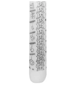 Bougie De L'Avent Graduee, 25 Cm