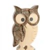 Chouette Hulotte En Bois, 11 Cm