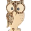 Chouette Hulotte En Bois, 14 Cm
