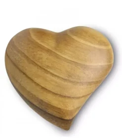 Coeur En Bois Asymetrique, 5 Cm