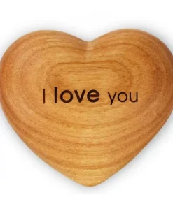 Coeur En Bois, I Love You, 6 Cm