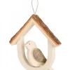 Décoration De Fenetre : Petit Oiseau Dans Maisonnette 13 Cm