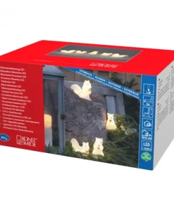 Ecureuils Lumineux 12 Cm En Acrylique, 40 Diodes Blanc Chaud