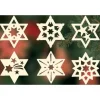 Etoiles En Bois, Déco Sapin De Noël, 6 Motifs Differents - N° 8