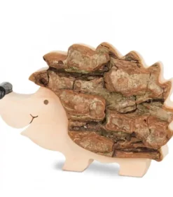 Herisson En Bois Debout, 7,5 Cm