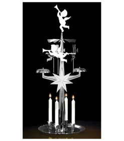 Kit Carillon Des Anges Argente + Bougies