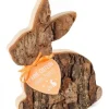 Lapin En Bois Couche, 12,5 Cm