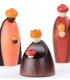 Les Trois Rois Mages Et Leurs Offrandes, 12 Cm