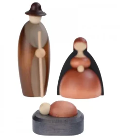 Nativite, Petit Jesus, Joseph, Marie, 12 Cm