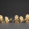 Pandas Lumineux En Acrylique Led, Lot De 5, 11,5 Cm