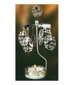 Photophore De Noël Couronne D'Etoiles Et Cerfs