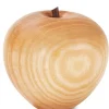 Pomme En Bois Poli, 6,5 Cm