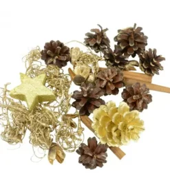 Pot Pourri Melange Pomme De Pin, Cannelle, Mousse, Déco, 100 G